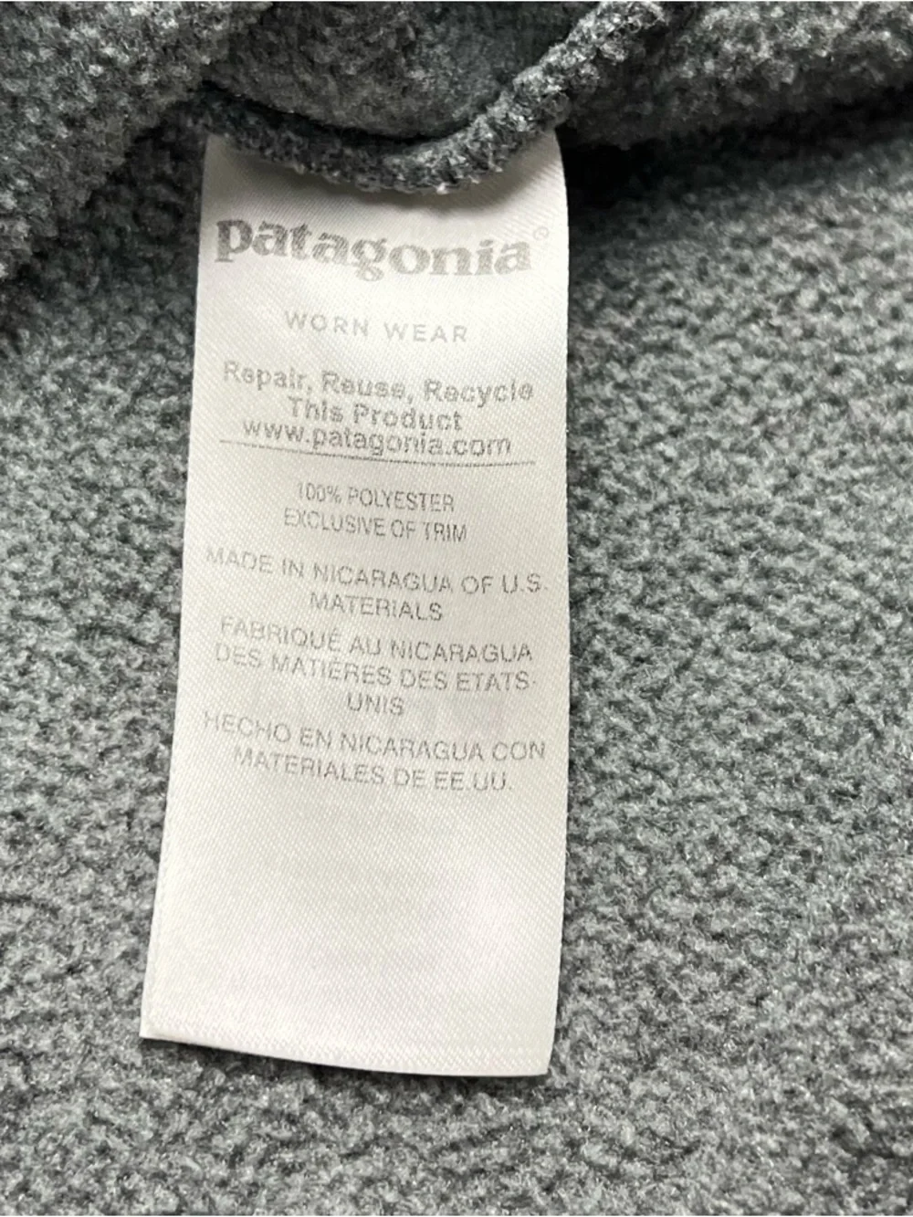Patagonia Women’s Synchilla Snap-T Fleece Pullover Nickel Rosewater Size Large - Picture 6 of 10